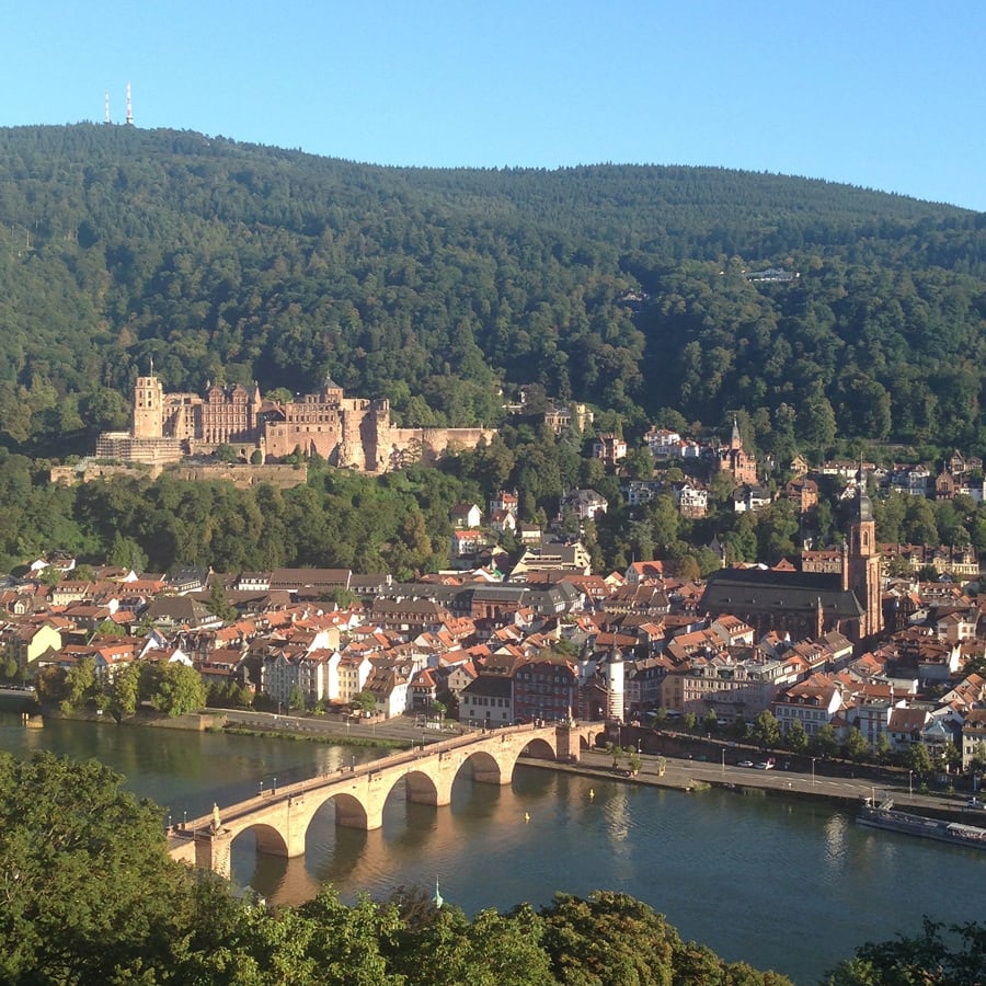 Panorama von Heidelberg